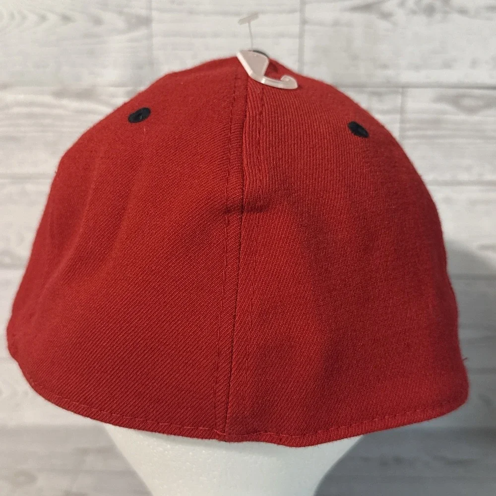 Louisville Cardinals Hat Men Large Red Wool Blend The Game Pro Fitted A-flex OTF